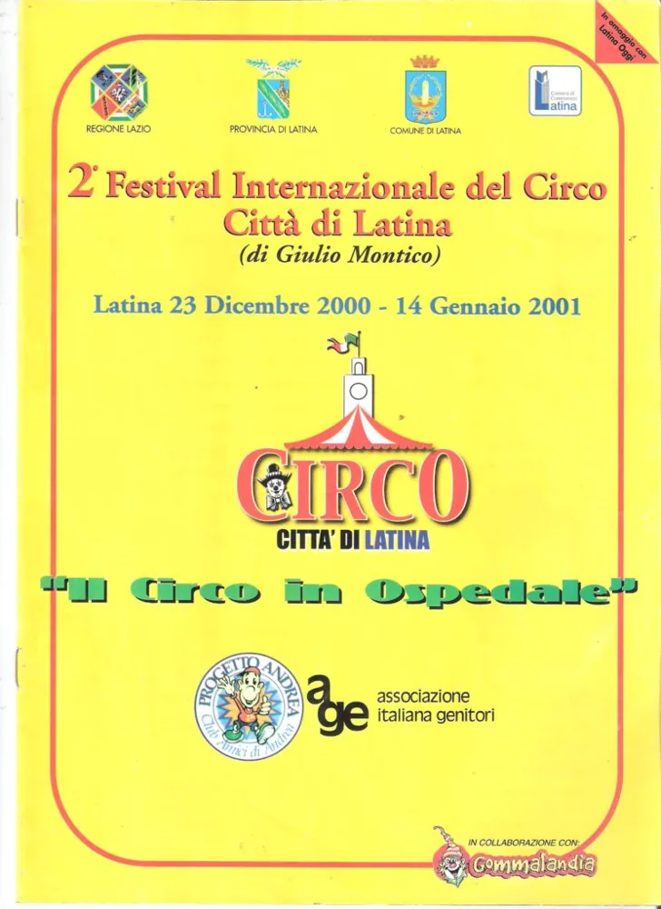 Manifesto 2^ Edizione 2000