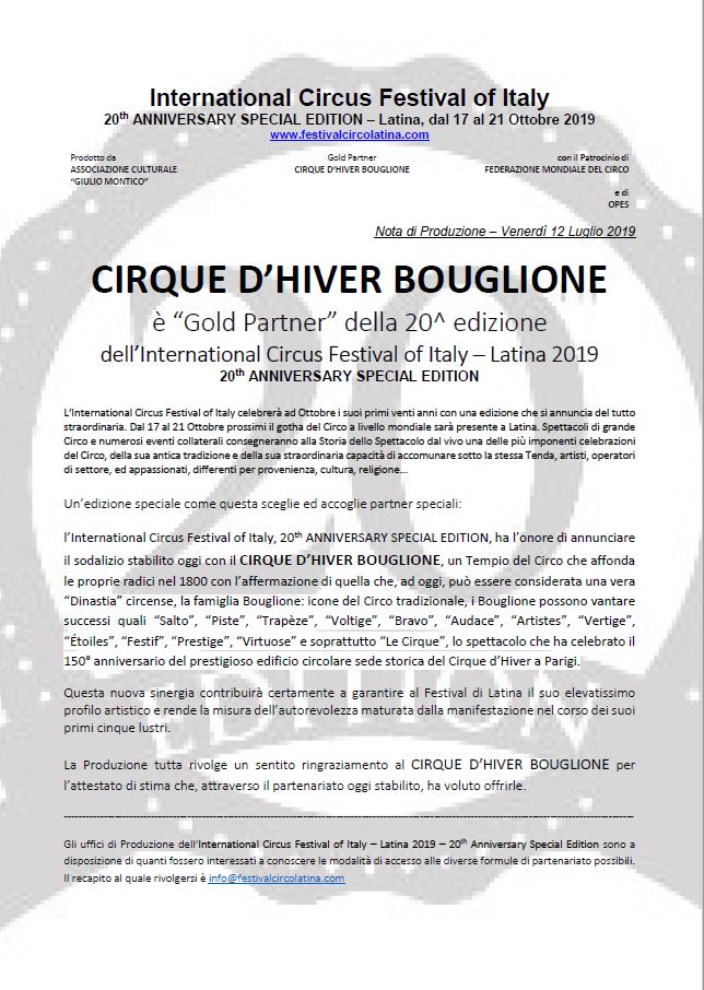 Bouglione Gold PArtner
