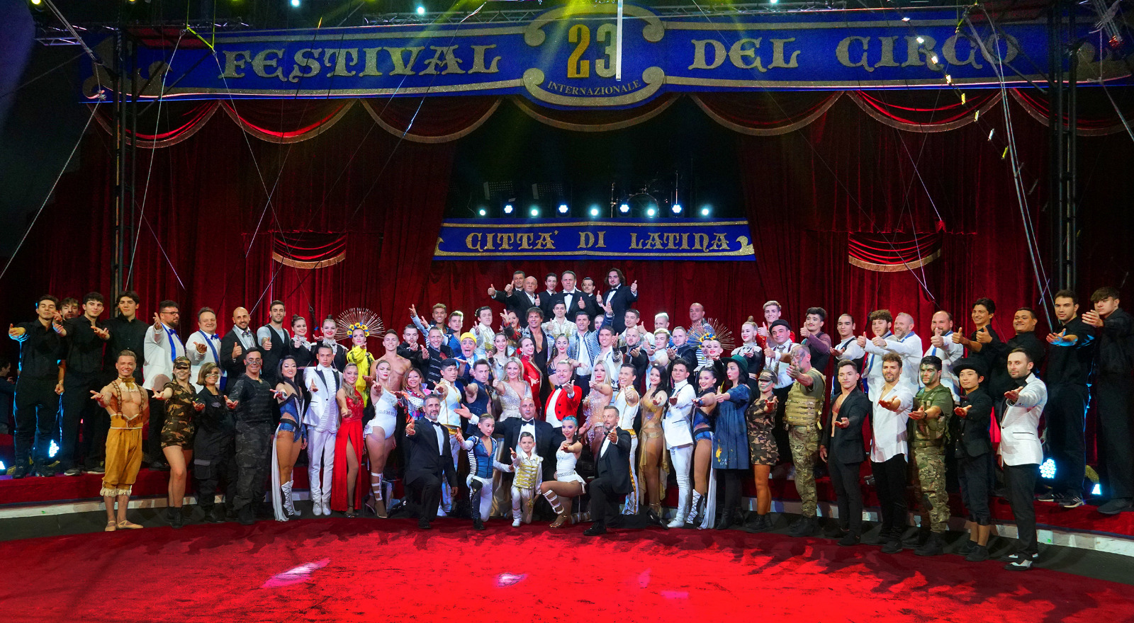 I vincitori della 23ª edizione del Festival Internazionale del Circo d’Italia Assegnati   Due  Latina D’Oro  Tre Latina d’Argento e  Quattro Latina di Bronzo. Il premio della critica al Duo Resurrection